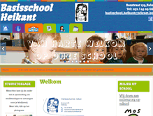 Tablet Screenshot of basisschool-heikant.be
